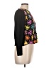 Joseph A. Floral Black Pullover Sweater Size L - photo 4