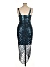 Minuet 100% Polyester Teal Cocktail Dress Size XL - photo 2