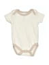 Little Beginnings Solid Ivory Short Sleeve Onesie Size 0-3 mo - photo 1