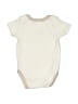 Little Beginnings Solid Ivory Short Sleeve Onesie Size 0-3 mo - photo 2