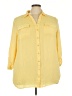 Cj Banks 100% Polyester Yellow 3/4 Sleeve Blouse Size 2X - photo 1