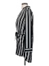 Leith 100% Polyester Stripes Black Casual Dress Size XS - photo 5