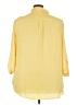 Cj Banks 100% Polyester Yellow 3/4 Sleeve Blouse Size 2X - photo 2