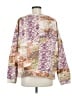 Pilcro 100% Cotton Floral Purple Pullover Sweater Size M - photo 2