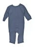 Little Me Solid Blue Long Sleeve Onesie 0-3 MO / 3 MO - photo 2