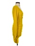 Cinq à Sept Solid Yellow Cocktail Dress Size 4 - photo 4