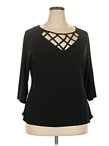 7th Avenue Design Studio New York & Company 3/4 Sleeve Top (view 1)