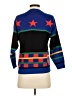 Coca-Cola 100% Acrylic Color Block Blue Pullover Sweater Size P (estimated, petite) - photo 2