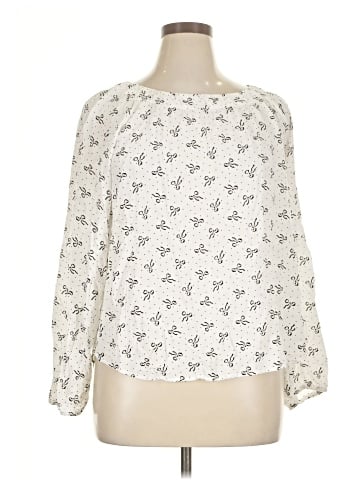 Ann Taylor LOFT Outlet Long Sleeve Blouse (view 1)
