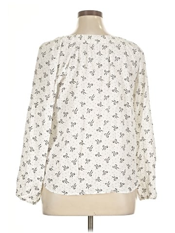 Ann Taylor LOFT Outlet Long Sleeve Blouse (view 2)