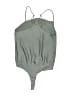 ASTR The Label 100% Polyester Gray Bodysuit Size M - photo 2