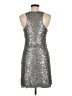 Max Studio Metallic Silver Cocktail Dress Size M - photo 2