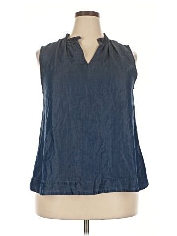 Anne Klein Sleeveless Blouse (view 1)