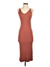 Unbranded Solid Brown Casual Dress Size S (estimated) - photo 1