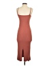 Unbranded Solid Brown Casual Dress Size S (estimated) - photo 2