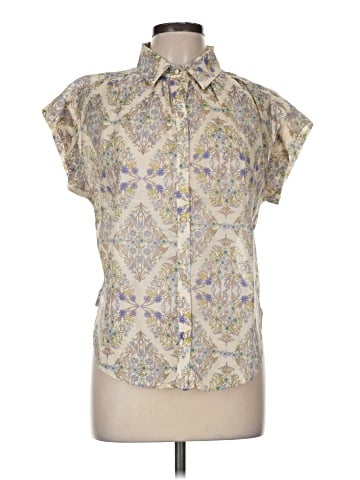 Olivaceous Short Sleeve Blouse (view 1)