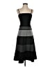 BCBGMAXAZRIA Stripes Black Cocktail Dress Size 0 - photo 1