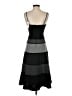 BCBGMAXAZRIA Stripes Black Cocktail Dress Size 0 - photo 2