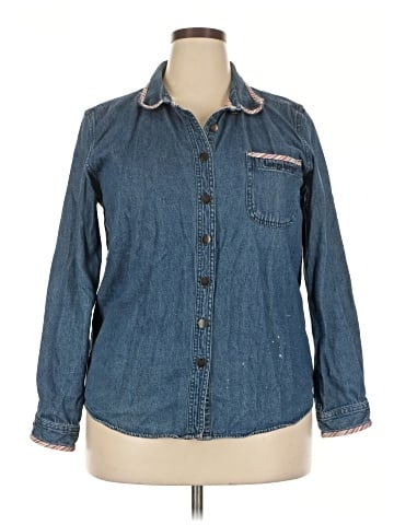 Longaberger Long Sleeve Button-Down Shirt (view 1)