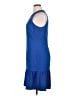 Donna Morgan Solid Blue Cocktail Dress Size 16 - photo 5