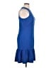 Donna Morgan Solid Blue Cocktail Dress Size 16 - photo 4