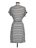 Chaps Stripes Gray Casual Dress Size M - photo 2