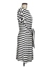 Chaps Stripes Gray Casual Dress Size M - photo 4