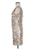 Guess 100% Polyester Silver Cocktail Dress Size 6 - photo 5