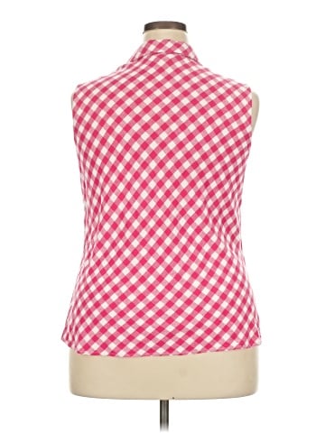 Jaclyn Smith Sleeveless Button-Down Shirt (view 2)