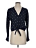 Rails 100% Rayon Polka Dots Black Long Sleeve Blouse Size XS - photo 1