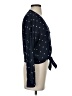 Rails 100% Rayon Polka Dots Black Long Sleeve Blouse Size XS - photo 4
