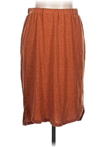 Tickled Teal Casual Skirt (view 1)