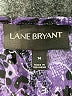 Lane Bryant 100% Polyester Purple Long Sleeve Blouse Size 14 - photo 7