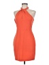 1.State Color Block Orange Cocktail Dress Size 6 - photo 1