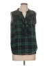 Tommy Hilfiger 100% Polyester Green Sleeveless Blouse Size L - photo 1