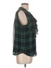 Tommy Hilfiger 100% Polyester Green Sleeveless Blouse Size L - photo 4