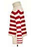 Baum Und Pferdgarten Stripes Red Turtleneck Sweater Size XS - photo 5