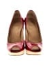 Stuart Weitzman Color Block Red Heels Size 7 - photo 2