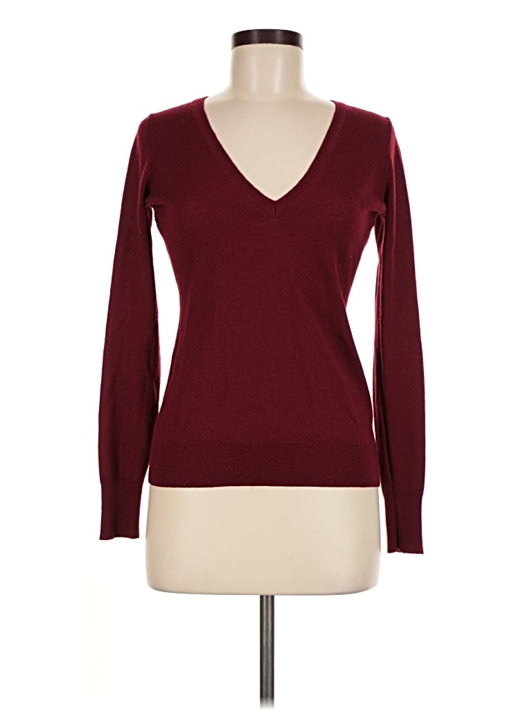 Pre-owned The Limited Pullover Sweater In Burgundy