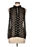 Collective Concepts 100% Polyester Black Sleeveless Blouse Size L - photo 1