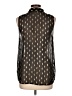 Collective Concepts 100% Polyester Black Sleeveless Blouse Size L - photo 2