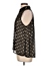 Collective Concepts 100% Polyester Black Sleeveless Blouse Size L - photo 5