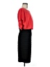 Sangria Color Block Red Cocktail Dress Size 8 - photo 4