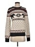 Lands' End 100% Cotton Print Ivory Pullover Sweater Size S - photo 1