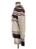 Lands' End 100% Cotton Print Ivory Pullover Sweater Size S - photo 5