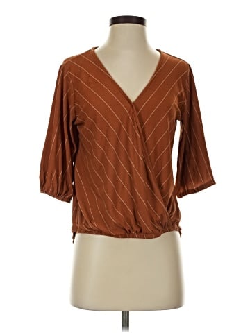 New & Next 3/4 Sleeve Blouse (view 1)