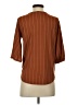 New & Next Brown 3/4 Sleeve Blouse Size S - photo 2