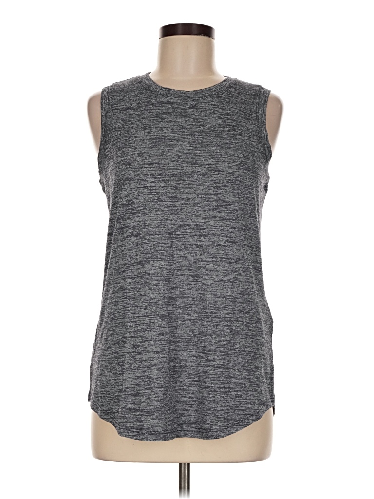 Pre-owned Athleta Sleeveless T-shirt In Gray