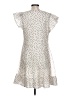 CeCe 100% Polyester Polka Dots Ivory Casual Dress Size L - photo 2