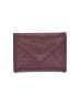 Assorted Brands 100% Leather Burgundy Leather Card Holder One size - photo 1